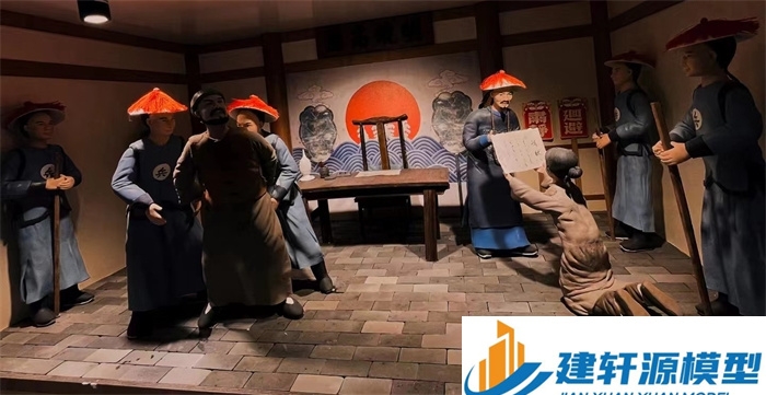 万柏林陈规除恶绅微缩场景